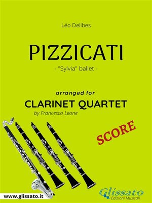cover image of Pizzicati--Clarinet Quartet SCORE